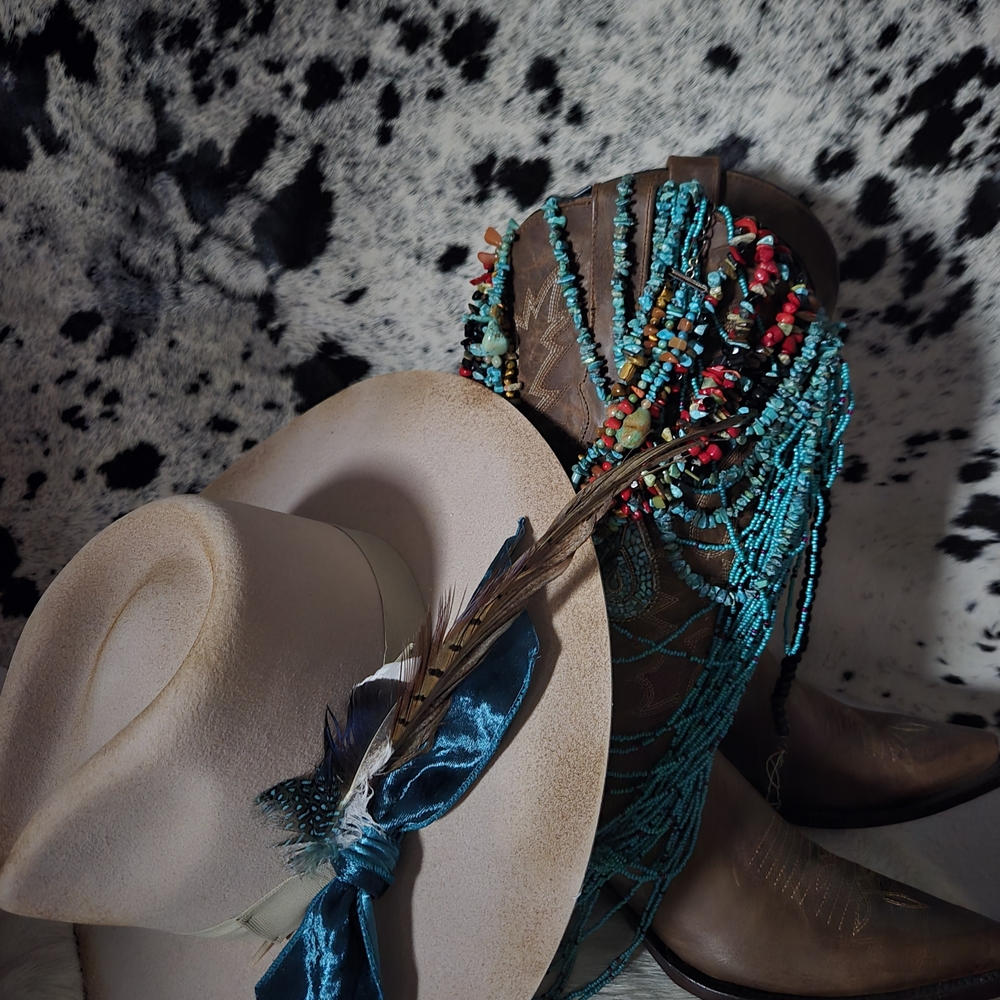 Brown Cowgirl BOOTZ ready for Boot Scootin, Concert Swaying or because You Can